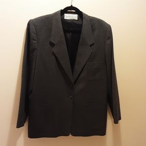 EVAN PICONE  Gray Blazer Size:  16